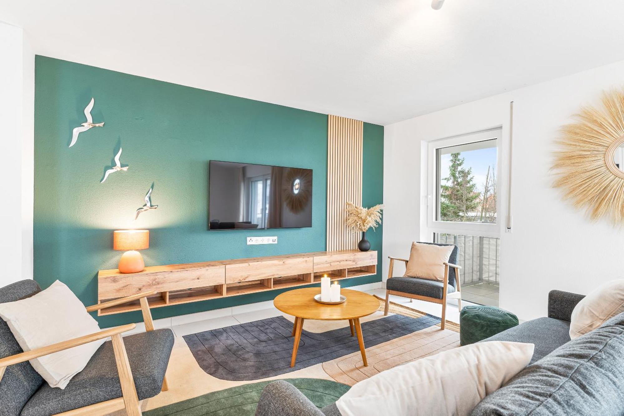 Design-Apartment - Kueche - Parken - Zentral Leinfelden-Echterdingen Ngoại thất bức ảnh