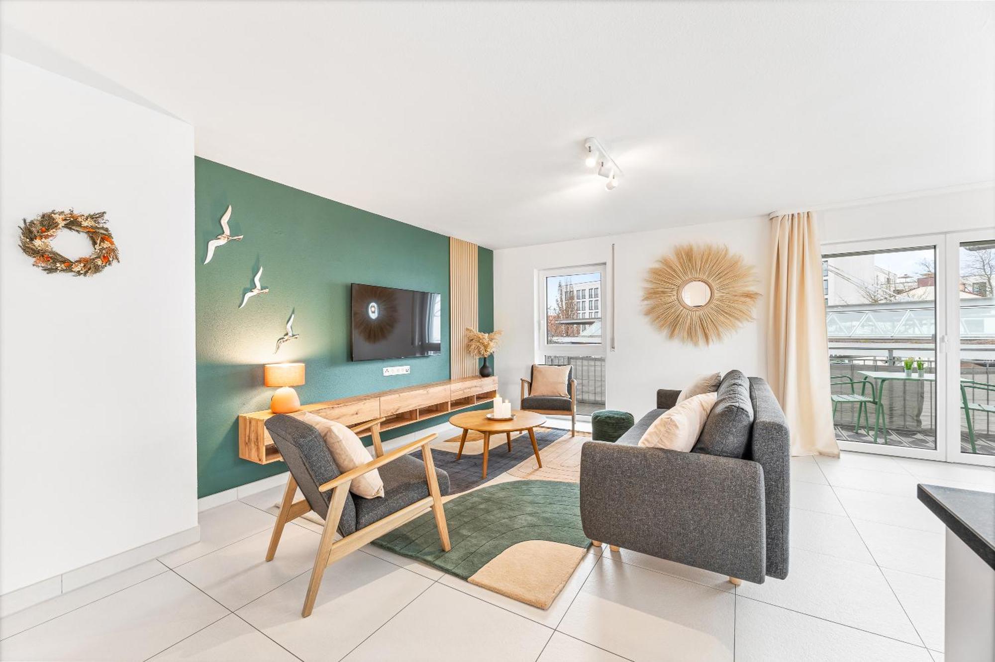 Design-Apartment - Kueche - Parken - Zentral Leinfelden-Echterdingen Ngoại thất bức ảnh